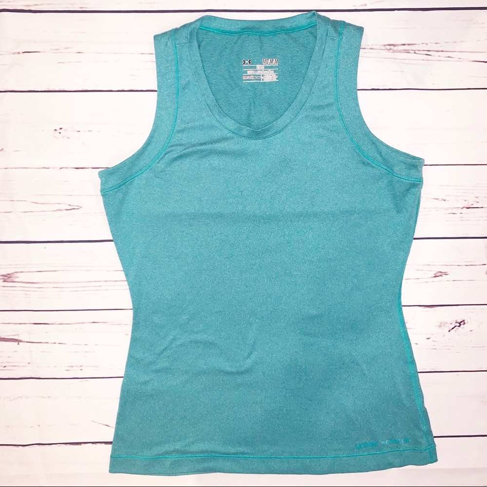 Women’s Underarmour Green Sleeveless Shirt Size M